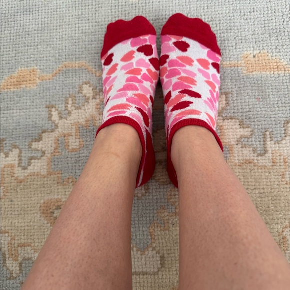 Heart Patterned Ankle Socks - Picture 2 of 4